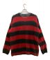 CHORD NUMBER EIGHT (コードナンバーエイト) MOHAIR KNIT レッド×ブラック サイズ:Ｌ：6000円