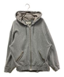 Acne studios（アクネ ストゥディオス）の古着「BIT FLEECE PSS14ジップパーカー」｜グレー