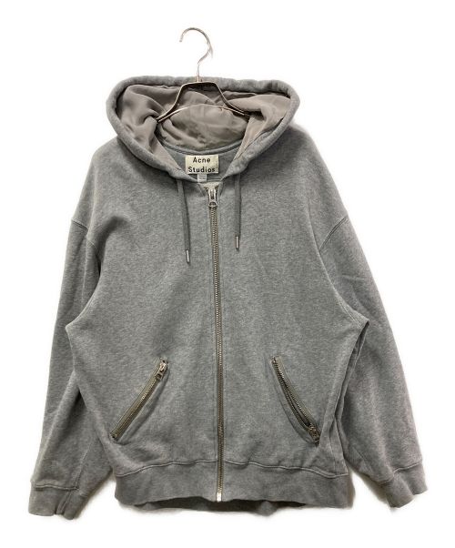 Acne studios（アクネ ストゥディオス）Acne studios (アクネ ストゥディオス) BIT FLEECE PSS14ジップパーカー グレー サイズ:XSの古着・服飾アイテム