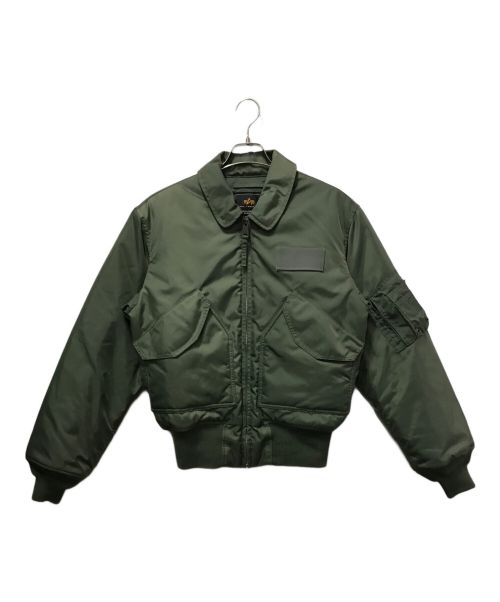 ALPHA  INDUSTRIES（アルファ インダストリーズ）ALPHA  INDUSTRIES (アルファ インダストリーズ) CWU 45P フライトジャケット カーキ サイズ:Sの古着・服飾アイテム