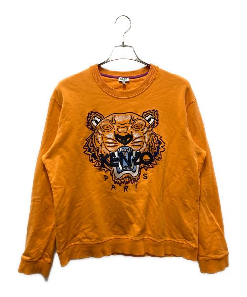 KENZO（ケンゾー）KENZO (ケンゾー) Classic Tiger Sweatshirt オレンジ サイズ:XLの古着・服飾アイテム