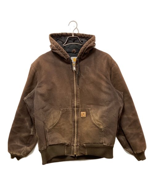 CarHartt（カーハート）CarHartt (カーハート) アクティブジャケット　CarHartt　メキシコ製 ブラウン サイズ:Ｍの古着・服飾アイテム