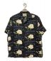 WACKO MARIA（ワコマリア）の古着「ローズアロハシャツ　21SS HAWAIIAN SHIRT S/S TYPE-3」｜ブラック