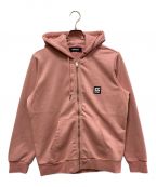 DIESELディーゼル）の古着「S-GIRK-HOOD-ZIP-K1」｜ピンク