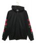 COMME des GARCONS HOMME PLUS（コムデギャルソンオムプリュス）の古着「ROSES EMBROIDERY ZIP」｜ブラック