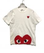 PLAY COMME des GARCONSプレイ コムデギャルソン）の古着「Tシャツ」｜ホワイト