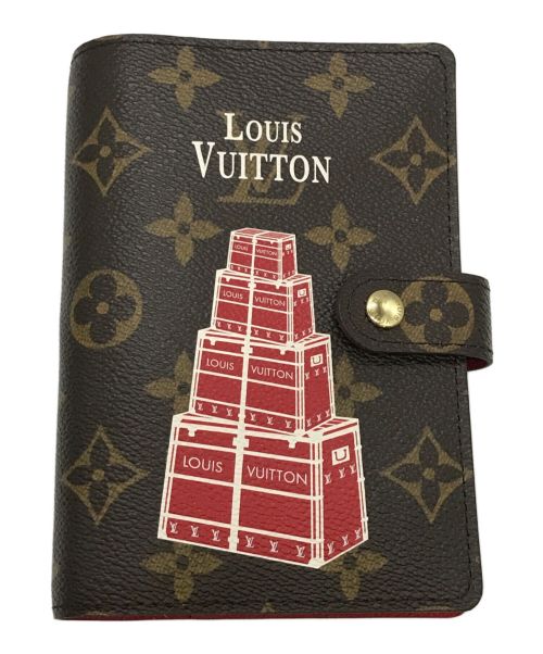 LOUIS VUITTON（ルイ ヴィトン）LOUIS VUITTON (ルイ ヴィトン) アジェンダPM マル・アンピレ手帳カバー　R20966　CA3089 ブラウンの古着・服飾アイテム