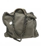 STELLA McCARTNEYステラマッカートニー）の古着「ファラベラチェーンショルダーバッグ　MINI TOTE FALABELLA」｜グレー