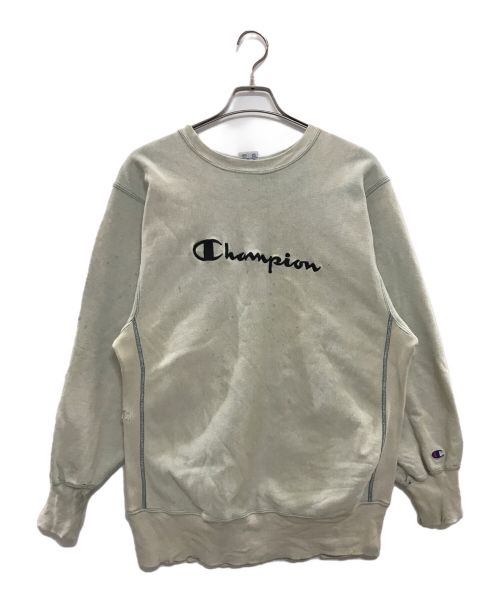 Champion（チャンピオン）Champion (チャンピオン) 90’ｓリバースウィーブスウェット　USA製 刺繍タグ グリーン サイズ:XLの古着・服飾アイテム