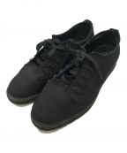 YOHJI YAMAMOTOヨウジヤマモト）の古着「BLACK CANVAS LOW CUT SNEAKERS」｜ブラック