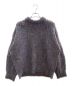 MAISON SPECIAL（メゾンスペシャル）の古着「Mourine Brushed Kid Mohair Crew Neck Knit Pullover」｜パープル