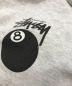 中古・古着 stussy (ステューシー) 8 ball hoodie グレー サイズ:Ｍ：9000円