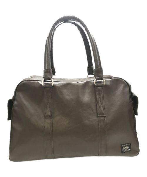 PORTER（ポーター）PORTER (ポーター) ボストンバッグ　FREE STYLE　BOSTON BAG　 ブラウンの古着・服飾アイテム