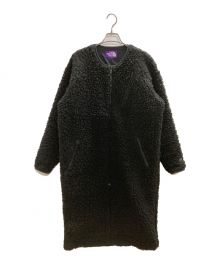 THE NORTHFACE PURPLELABEL（ザ・ノースフェイス パープルレーベル）の古着「Wool Boa Fleece Long Coat」｜ブラック