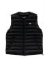 DANTON（ダントン）の古着「NYLON TAFFETA INNER DOWN CREWNECK VEST」｜ブラック