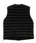 DANTON (ダントン) NYLON TAFFETA INNER DOWN CREWNECK VEST ブラック サイズ:Ｌ：8000円