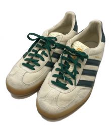 adidas（アディダス）の古着「ローカットスニーカー/adidas/Gazelle Indoor」｜ベージュ×グリーン