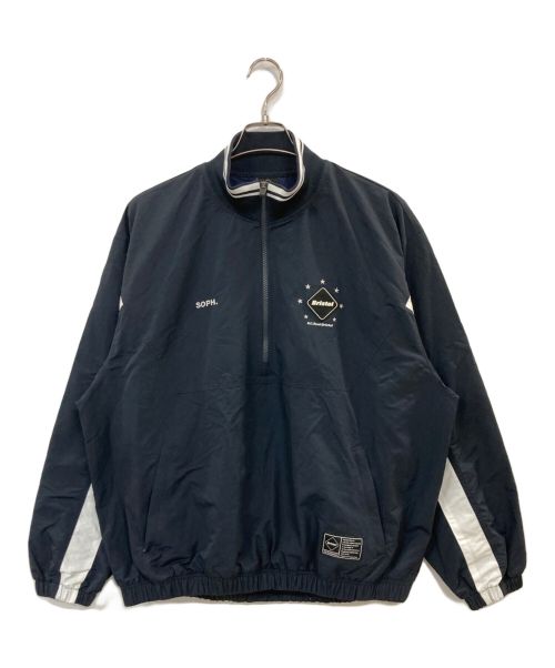 SOPH.（ソフネット）SOPH. (ソフネット) F.C.Real Bristol (エフシーレアルブリストル) PRACTICE HALF ZIP JACKET　FCRB-242020 ネイビー サイズ:Ｍの古着・服飾アイテム