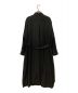 REGULATION Yohji Yamamoto (レギュレーションヨウジヤマモト) SPUN RY CLOTH R-DRAPED SHIRT DRESS　FB-D52-202 ブラック サイズ:2：40000円