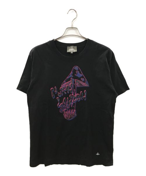 Vivienne Westwood man（ヴィヴィアン ウェストウッド マン）Vivienne Westwood man (ヴィヴィアン ウェストウッド マン) プリントTシャツ　Vivienne Westwood man ブラック サイズ:48の古着・服飾アイテム