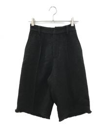 MAISON SPECIAL（メゾンスペシャル）の古着「Roving Tweed Shorts　21222465101」｜ブラック