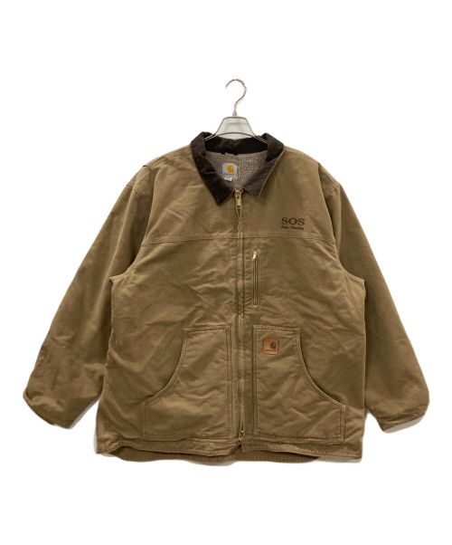 CarHartt（カーハート）CarHartt (カーハート) ダックジャケット　RIDGE COAT ブラウン サイズ:2XLの古着・服飾アイテム