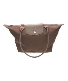 LONGCHAMP（ロンシャン）の古着「舟形トートバッグ　L2605578203」｜ブラウン