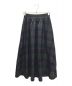 O'NEIL OF DUBLIN (オニールオブダブリン) WOOL SWING SKIRT ネイビー×ブラック サイズ:GB8 US6：8000円