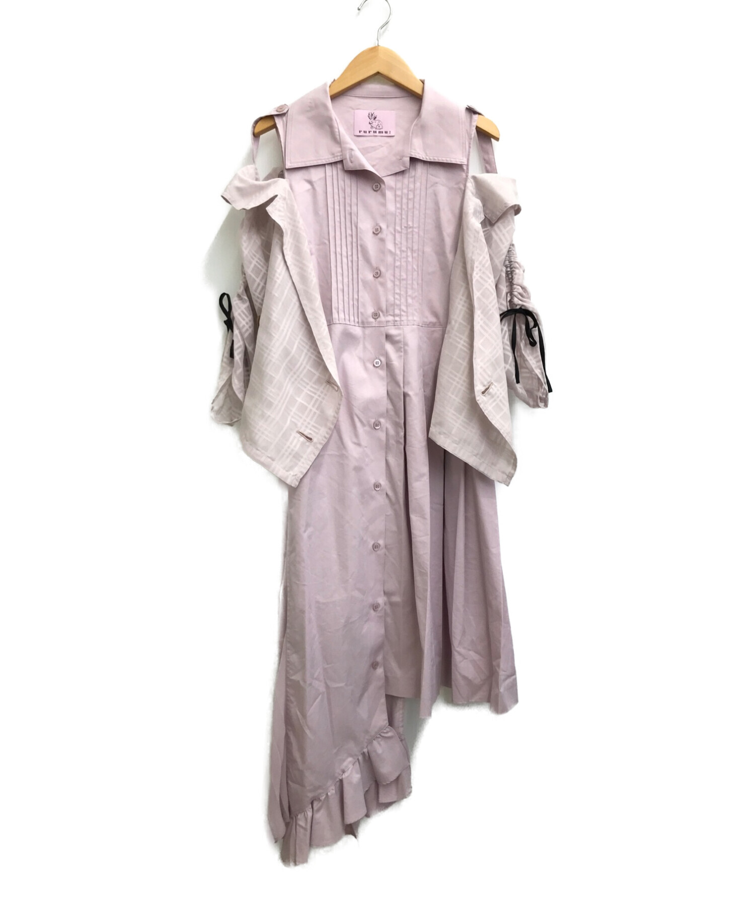 SALE rurumu: asymmetry trench one-piece ワンピ radimmune.com