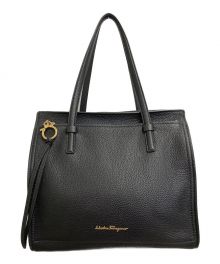 Salvatore Ferragamo（サルヴァトーレ フェラガモ）の古着「トートバッグ」｜ブラック