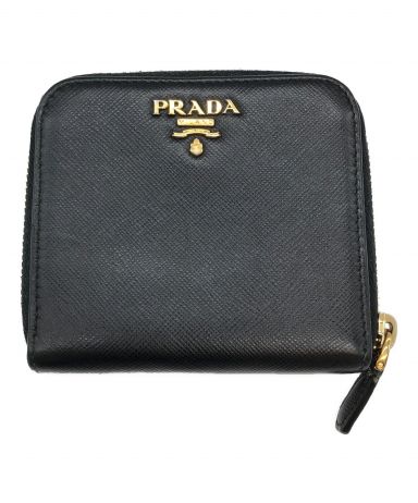 中古・古着通販】PRADA (プラダ) サフィアーノメタルラウンド