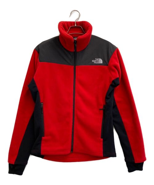 THE NORTH FACE（ザ ノース フェイス）THE NORTH FACE (ザ ノース フェイス) MID LOFTED FLEECE レッド×ブラック サイズ:Lの古着・服飾アイテム