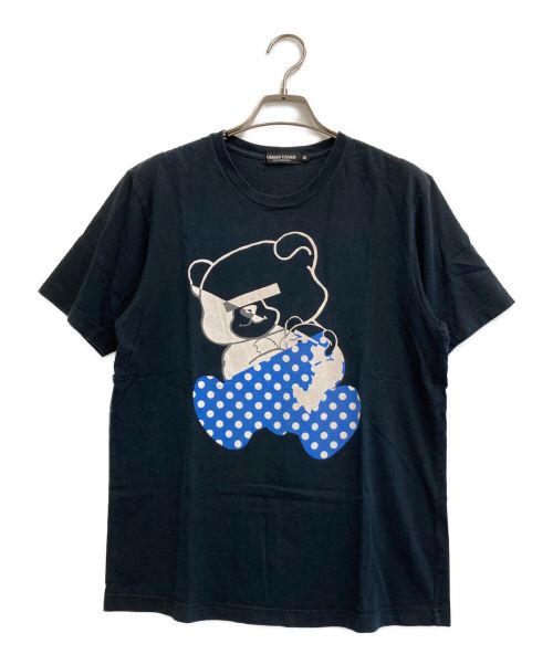 UNDERCOVER（アンダーカバー）UNDERCOVER (アンダーカバー) 目隠しベアプリントTシャツ ブラック サイズ:Mの古着・服飾アイテム