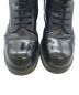 中古・古着 Dr.Martens (ドクターマーチン) YOHJI YAMAMOTO (ヨウジヤマモト) 10EYE STEEL BOOTS ブラック サイズ:8：14800円