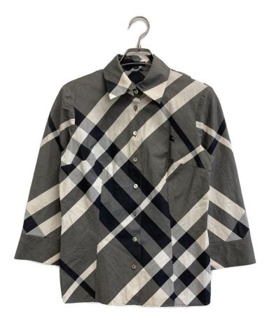 [中古]BURBERRY LONDON(バーバリーロンドン)のレディース トップス メガチェックシャツ