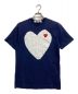 PLAY COMME des GARCONS（プレイ コムデギャルソン）の古着「プリントTシャツ」｜ネイビー