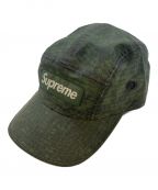 SUPREMEシュプリーム）の古着「Distressed Ripstop Camp Cap」｜グリーン