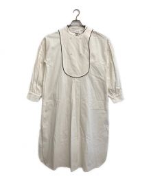 folk made（フォルク メイド）の古着「Organic Twill Dress」｜ホワイト