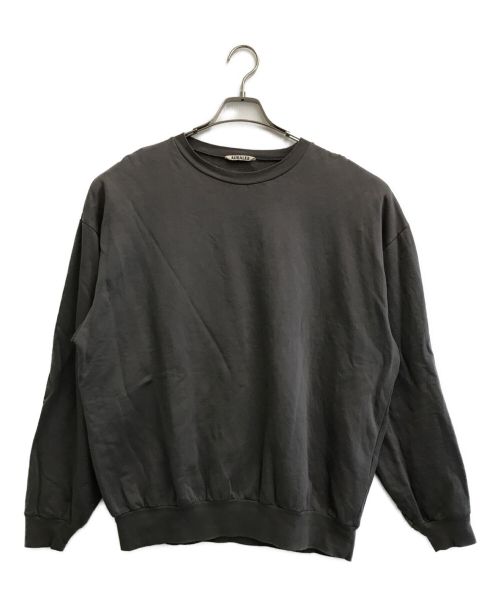 AURALEE（オーラリー）AURALEE (オーラリー) ELASTIC HIGH GAUGE SWEAT P/O グレー サイズ:5の古着・服飾アイテム