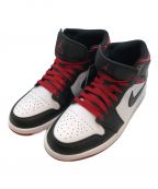 NIKEナイキ）の古着「AIR JORDAN 1 MID」｜ホワイト×レッド×ブラック