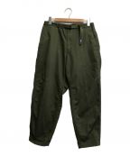 THE NORTHFACE PURPLELABELザ・ノースフェイス パープルレーベル）の古着「Stretch Twill Wide Tapered Pants」｜オリーブ