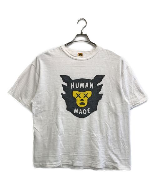 HUMAN MADE（ヒューマンメイド）HUMAN MADE (ヒューマンメイド) プリントTシャツ ホワイト サイズ:2XLの古着・服飾アイテム