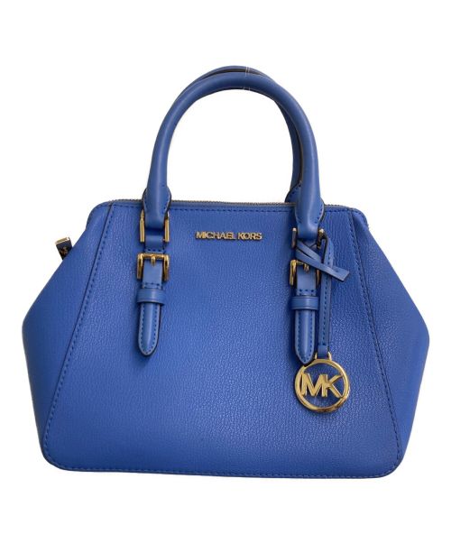 MICHAEL KORS（マイケルコース）MICHAEL KORS (マイケルコース) ハンドバッグ ブルーの古着・服飾アイテム