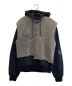 HELIOT EMIL（ヘリオットエミル）の古着「KNITTED VEST HOODIE」｜ブラック