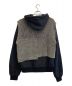 HELIOT EMIL (ヘリオットエミル) KNITTED VEST HOODIE ブラック サイズ:-：15800円