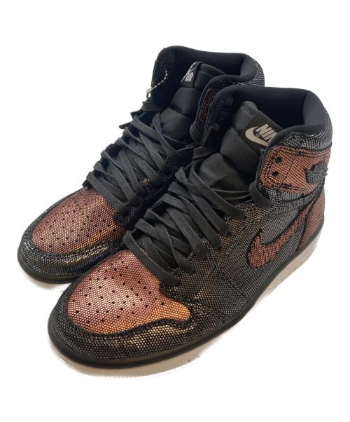 NIKE（ナイキ）NIKE (ナイキ) W AIR JORDAN1 HIGH OG FEARLESS シルバー×ボルドー サイズ:23cmの古着・服飾アイテム