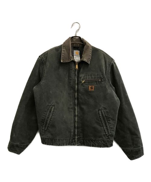 CarHartt（カーハート）CarHartt (カーハート) 裏ブランケットデトロイトジャケット モスグリーン サイズ:Mの古着・服飾アイテム