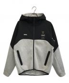 F.C.R.B.エフシーアールビー）の古着「VENTILATION HOODIE」｜ブラック×グレー