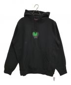 SUPREMEシュプリーム）の古着「Apple Hoodes Sweatshirt」｜ブラック