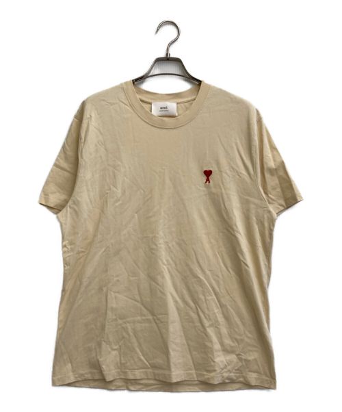 AMI Alexandre Mattiussi（アミ アレクサンドル マテュッシ）AMI Alexandre Mattiussi (アミ アレクサンドル マテュッシ) Tシャツ ベージュ サイズ:XLの古着・服飾アイテム